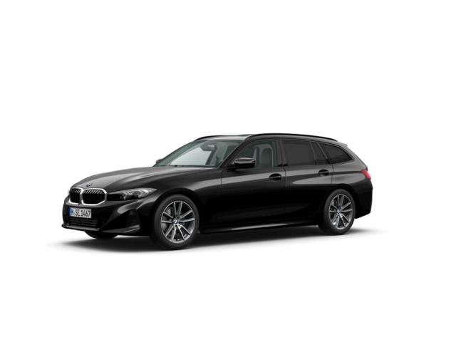 BMW Serie 3 320d Touring color Negro. Año 2024. 140KW(190CV). Híbrido Electro/Diesel. En concesionario Augusta Aragon S.A. de Zaragoza