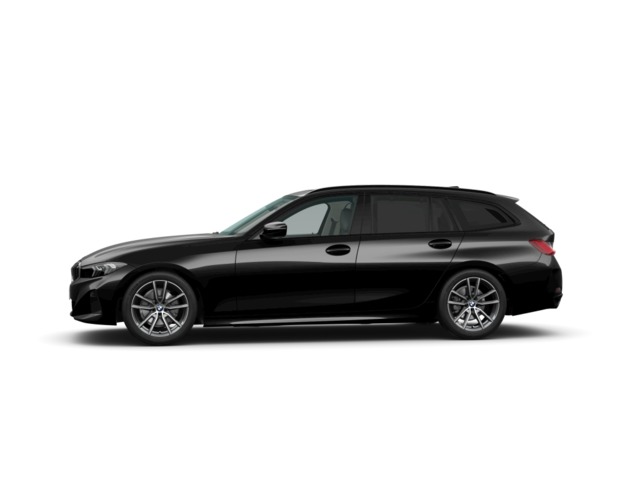 BMW Serie 3 320d Touring color Negro. Año 2024. 140KW(190CV). Híbrido Electro/Diesel. En concesionario Augusta Aragon S.A. de Zaragoza