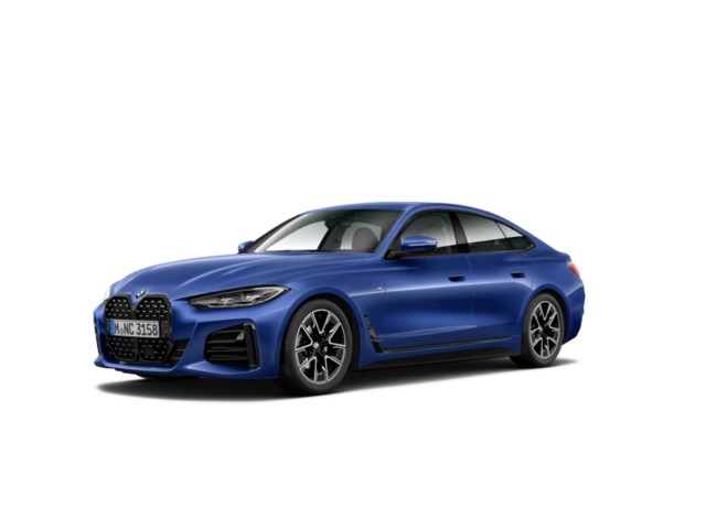 BMW Serie 4 420d Gran Coupe color Azul. Año 2024. 140KW(190CV). Diésel. En concesionario Movilnorte El Plantio de Madrid