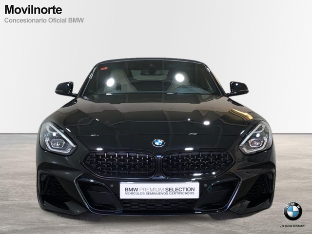 BMW Z4 M40i Cabrio color Negro. Año 2021. 250KW(340CV). Gasolina. En concesionario Movilnorte El Plantio de Madrid