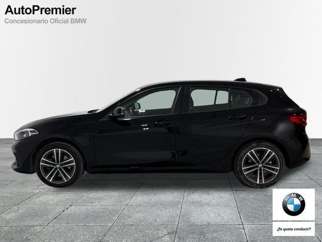 BMW Serie 1 118i color Negro. Año 2021. 103KW(140CV). Gasolina. En concesionario Auto Premier, S.A. - MADRID de Madrid