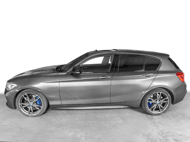 BMW Serie 1 M140i color Gris. Año 2017. 250KW(340CV). Gasolina. En concesionario Caetano Cuzco, Alcalá de Madrid