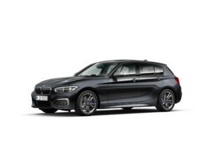Fotos de BMW Serie 1 M140i color Gris. Año 2017. 250KW(340CV). Gasolina. En concesionario Caetano Cuzco, Alcalá de Madrid