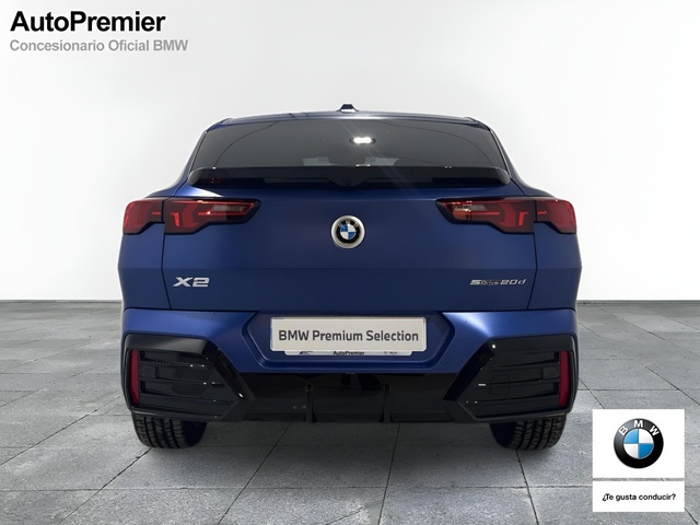 BMW X2 sDrive20d color Azul. Año 2025. 120KW(163CV). Diésel. En concesionario Auto Premier, S.A. - MADRID de Madrid