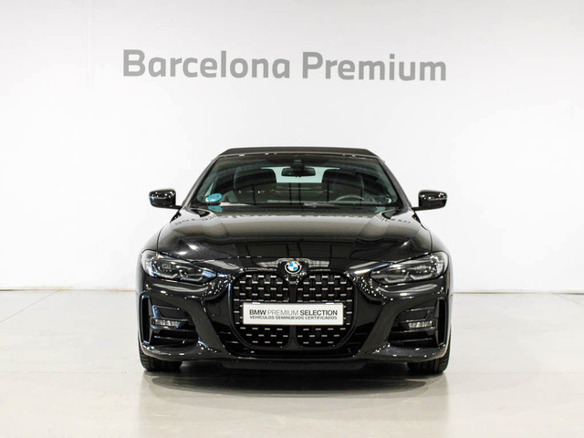 BMW Serie 4 420i Cabrio color Negro. Año 2024. 135KW(184CV). Gasolina. En concesionario Barcelona Premium -- GRAN VIA de Barcelona