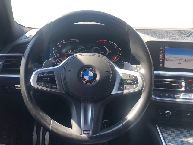 BMW Serie 3 320d Touring color Negro. Año 2021. 140KW(190CV). Diésel. En concesionario Vehinter Alcorcón de Madrid