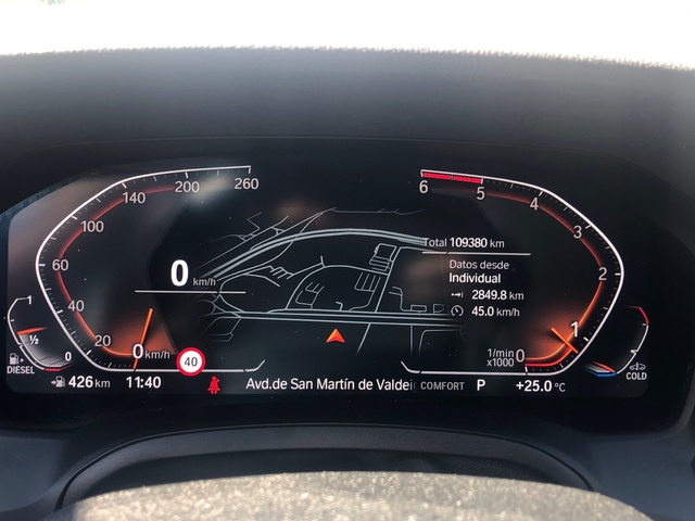 BMW Serie 3 320d Touring color Negro. Año 2021. 140KW(190CV). Diésel. En concesionario Vehinter Alcorcón de Madrid