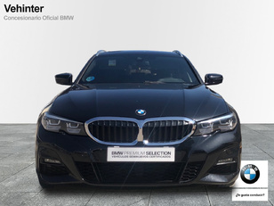 Fotos de BMW Serie 3 320d Touring color Negro. Año 2021. 140KW(190CV). Diésel. En concesionario Vehinter Alcorcón de Madrid