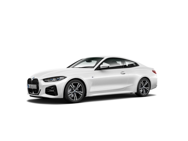 BMW Serie 4 420d Coupe color Blanco. Año 2021. 140KW(190CV). Diésel. En concesionario Augusta Aragon S.A. de Zaragoza