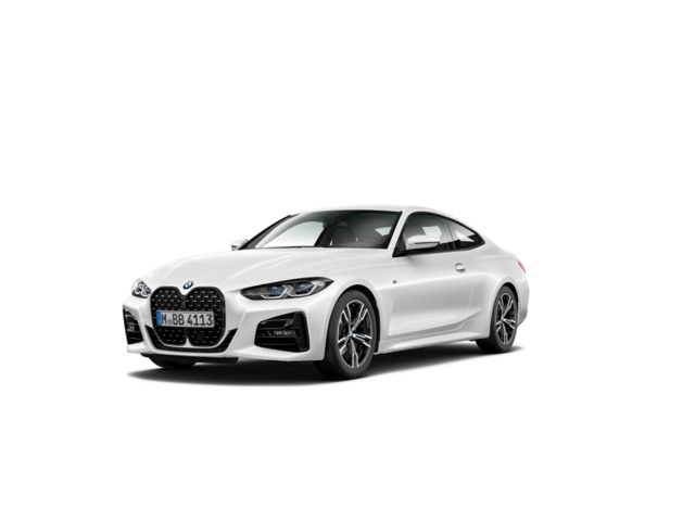 BMW Serie 4 420d Coupe color Blanco. Año 2021. 140KW(190CV). Diésel. En concesionario Augusta Aragon S.A. de Zaragoza