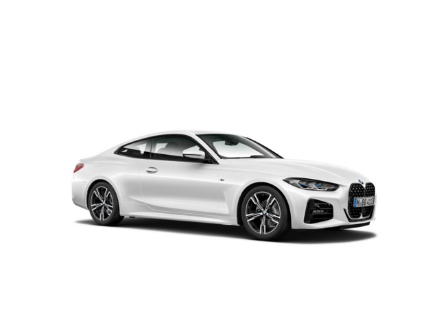BMW Serie 4 420d Coupe color Blanco. Año 2021. 140KW(190CV). Diésel. En concesionario Augusta Aragon S.A. de Zaragoza