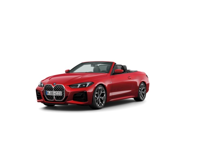 BMW Serie 4 420d Cabrio color Rojo. Año 2025. 140KW(190CV). Diésel. En concesionario BYmyCAR Madrid - Alcalá de Madrid