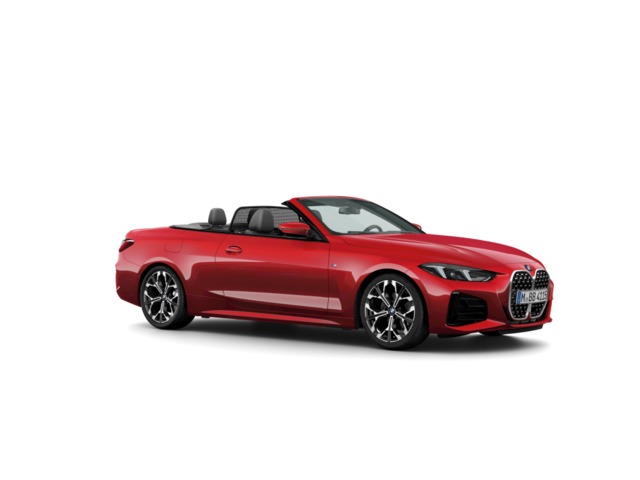 BMW Serie 4 420d Cabrio color Rojo. Año 2025. 140KW(190CV). Diésel. En concesionario BYmyCAR Madrid - Alcalá de Madrid