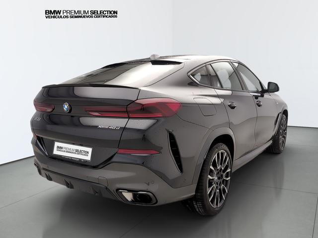 BMW X6 xDrive40d color Negro. Año 2024. 259KW(352CV). Diésel. En concesionario Automotor Premium Viso - Málaga de Málaga