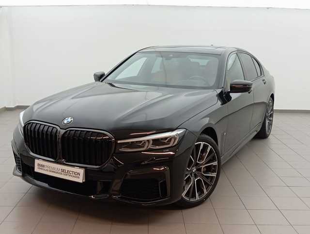 BMW Serie 7 730d color Negro. Año 2021. 210KW(286CV). Diésel. En concesionario Augusta Aragon S.A. de Zaragoza