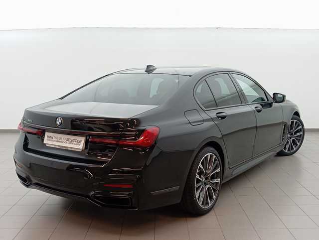BMW Serie 7 730d color Negro. Año 2021. 210KW(286CV). Diésel. En concesionario Augusta Aragon S.A. de Zaragoza