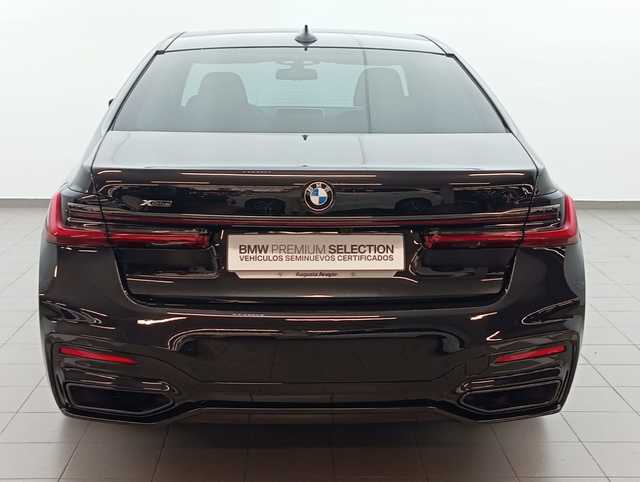 BMW Serie 7 730d color Negro. Año 2021. 210KW(286CV). Diésel. En concesionario Augusta Aragon S.A. de Zaragoza