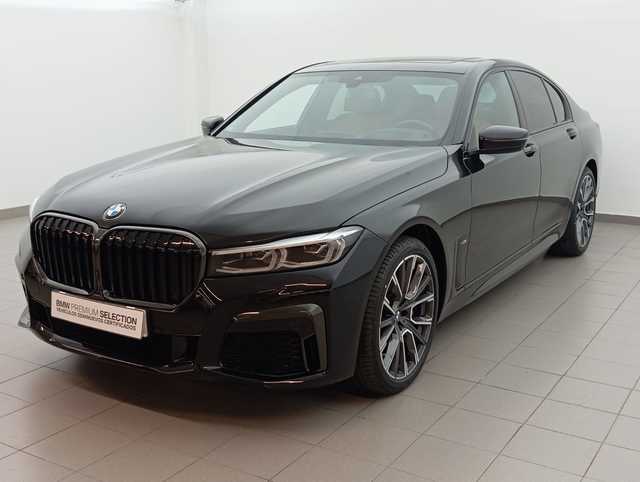 BMW Serie 7 730d color Negro. Año 2021. 210KW(286CV). Diésel. En concesionario Augusta Aragon S.A. de Zaragoza