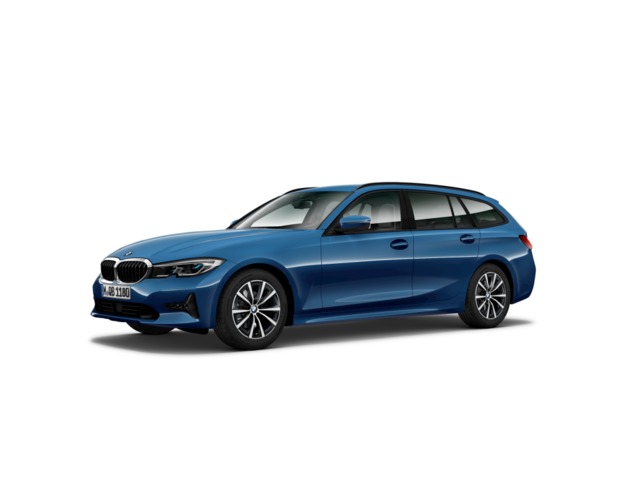 BMW Serie 3 320d Touring color Azul. Año 2021. 140KW(190CV). Diésel. En concesionario Ceres Motor S.L. de Cáceres