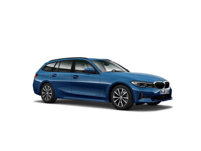 BMW Serie 3 320d Touring color Azul. Año 2021. 140KW(190CV). Diésel. En concesionario Ceres Motor S.L. de Cáceres
