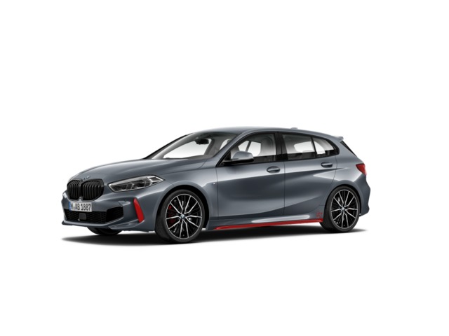 BMW Serie 1 128ti color Gris. Año 2020. 195KW(265CV). Gasolina. En concesionario Movitransa Cars Jerez de Cádiz