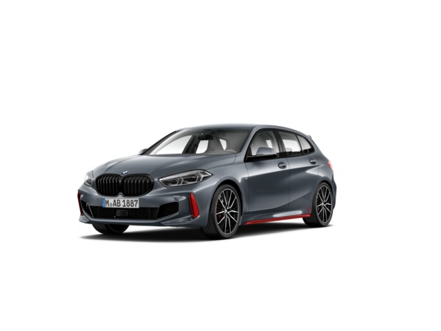 BMW Serie 1 128ti color Gris. Año 2020. 195KW(265CV). Gasolina. En concesionario Movitransa Cars Jerez de Cádiz