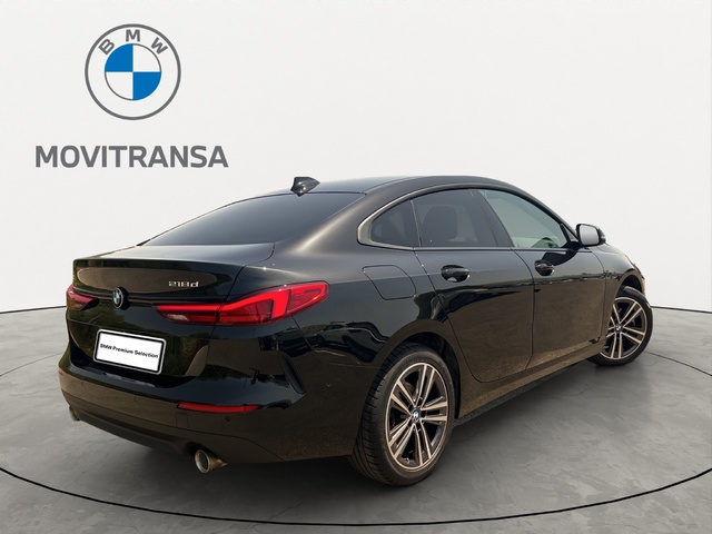 BMW Serie 2 218d Gran Coupe color Negro. Año 2021. 110KW(150CV). Diésel. En concesionario Movitransa Cars Huelva de Huelva