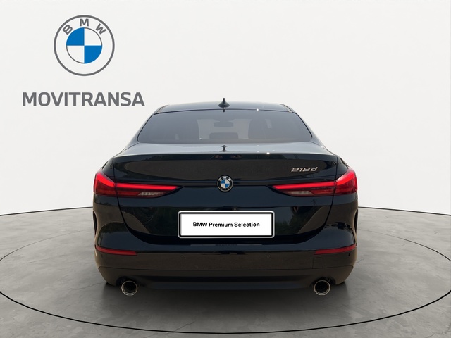 BMW Serie 2 218d Gran Coupe color Negro. Año 2021. 110KW(150CV). Diésel. En concesionario Movitransa Cars Huelva de Huelva
