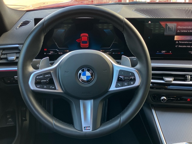 BMW Serie 3 320d color Rojo. Año 2024. 140KW(190CV). Diésel. En concesionario Bernesga Motor León (Bmw y Mini) de León