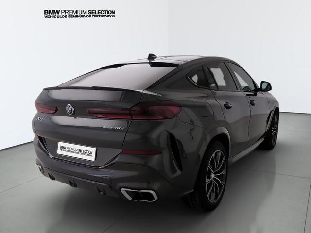 BMW X6 xDrive40d color Gris. Año 2022. 250KW(340CV). Diésel. En concesionario Automotor Premium Velázquez - Málaga de Málaga