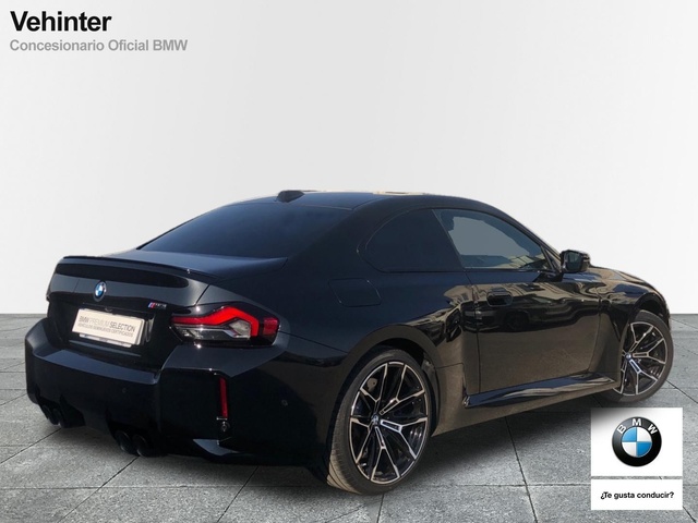 BMW M M2 Coupe color Negro. Año 2025. 353KW(480CV). Gasolina. En concesionario Vehinter Getafe de Madrid