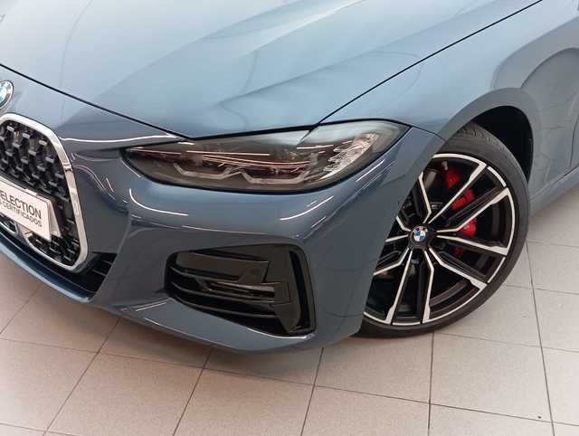 BMW Serie 4 420d Coupe color Azul. Año 2021. 140KW(190CV). Diésel. En concesionario Augusta Aragon S.A. de Zaragoza