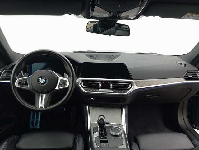 BMW Serie 4 420d Coupe color Azul. Año 2021. 140KW(190CV). Diésel. En concesionario Augusta Aragon S.A. de Zaragoza