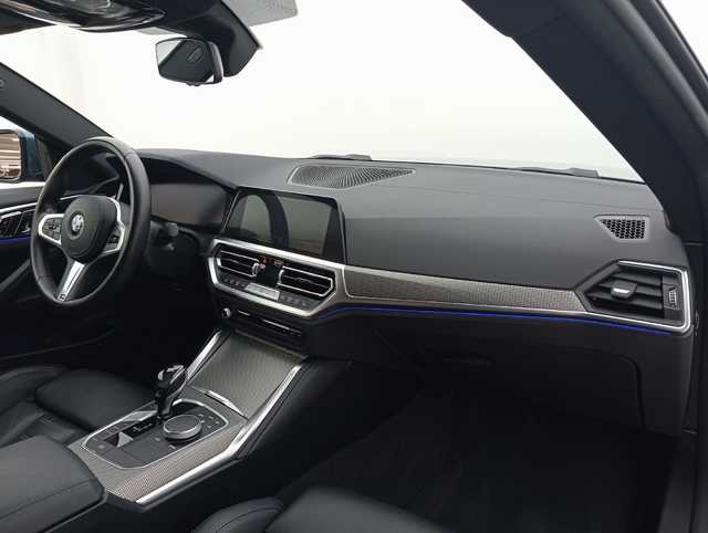 BMW Serie 4 420d Coupe color Azul. Año 2021. 140KW(190CV). Diésel. En concesionario Augusta Aragon S.A. de Zaragoza