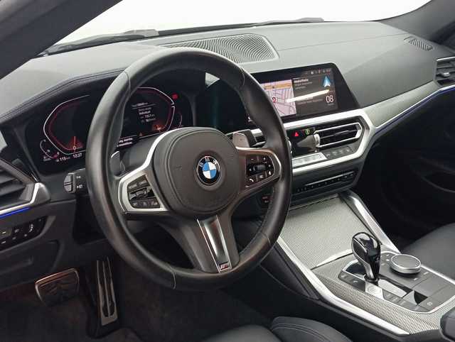 BMW Serie 4 420d Coupe color Azul. Año 2021. 140KW(190CV). Diésel. En concesionario Augusta Aragon S.A. de Zaragoza