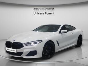 Fotos de BMW Serie 8 840d Coupe color Blanco. Año 2021. 250KW(340CV). Híbrido Electro/Diesel. En concesionario Unicars Ponent de Lleida