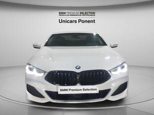 Fotos de BMW Serie 8 840d Coupe color Blanco. Año 2021. 250KW(340CV). Híbrido Electro/Diesel. En concesionario Unicars Ponent de Lleida