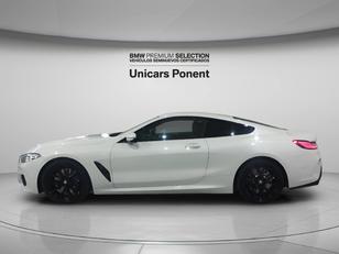 Fotos de BMW Serie 8 840d Coupe color Blanco. Año 2021. 250KW(340CV). Híbrido Electro/Diesel. En concesionario Unicars Ponent de Lleida