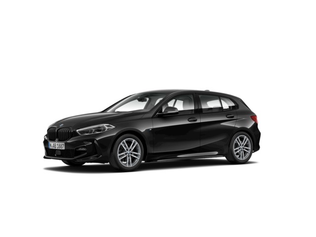 BMW Serie 1 120i color Negro. Año 2024. 131KW(178CV). Gasolina. En concesionario Caetano Cuzco, Alcalá de Madrid