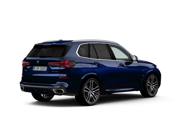 BMW X5 xDrive50e color Azul. Año 2024. 360KW(489CV). Híbrido Electro/Gasolina. En concesionario Movilnorte Las Rozas de Madrid
