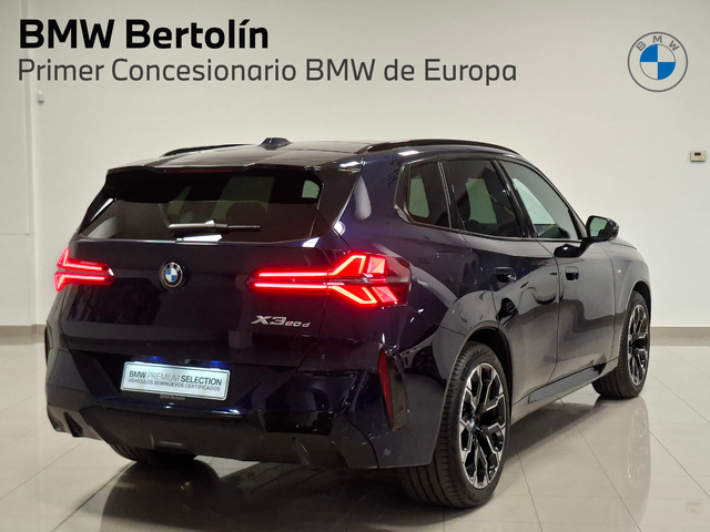 BMW X3 xDrive20d color Azul. Año 2025. 145KW(197CV). Diésel. En concesionario Automoviles Bertolin S.L. de Valencia