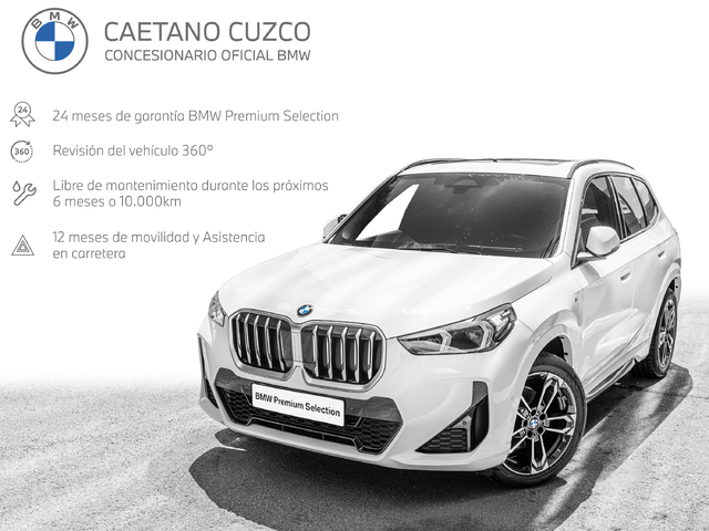 BMW X1 sDrive18d color Blanco. Año 2025. 110KW(150CV). Diésel. En concesionario Caetano Cuzco, Alcalá de Madrid