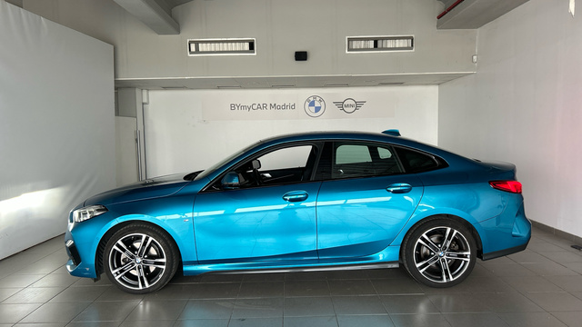 BMW Serie 2 218i Gran Coupe color Azul. Año 2021. 103KW(140CV). Gasolina. En concesionario BYmyCAR Madrid - Alcalá de Madrid