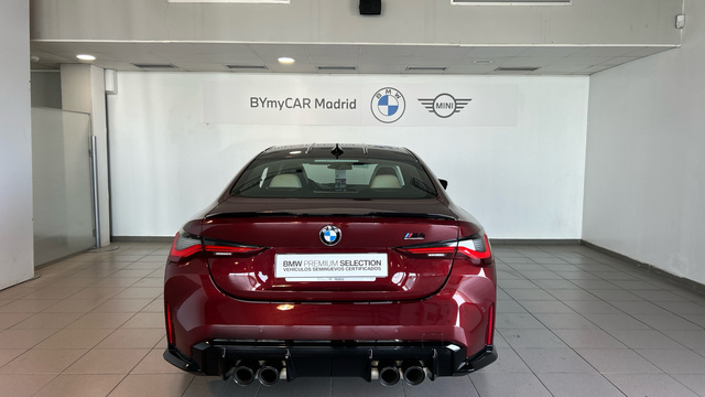 BMW M M4 Coupe Competition color Rojo. Año 2021. 375KW(510CV). Gasolina. En concesionario BYmyCAR Madrid - Alcalá de Madrid