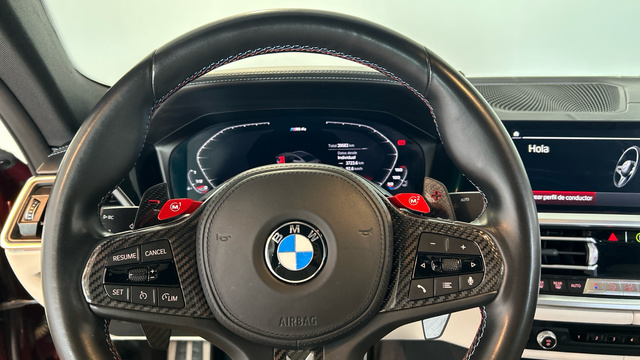 BMW M M4 Coupe Competition color Rojo. Año 2021. 375KW(510CV). Gasolina. En concesionario BYmyCAR Madrid - Alcalá de Madrid
