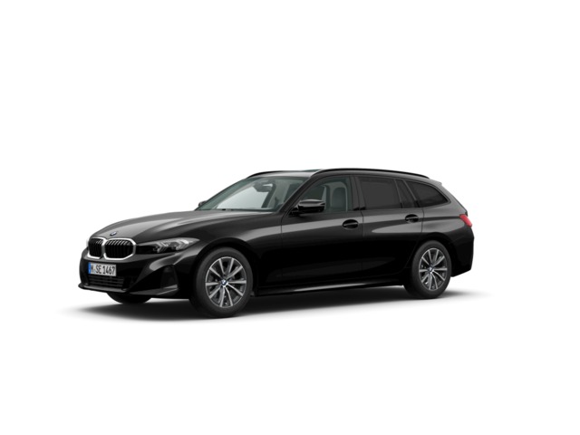 BMW Serie 3 320i Touring color Negro. Año 2024. 135KW(184CV). Gasolina. En concesionario Móvil Begar Alicante de Alicante
