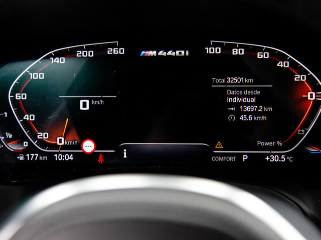 BMW Serie 4 M440i Gran Coupe color Negro. Año 2022. 275KW(374CV). Híbrido Electro/Gasolina. En concesionario Móvil Begar Alicante de Alicante