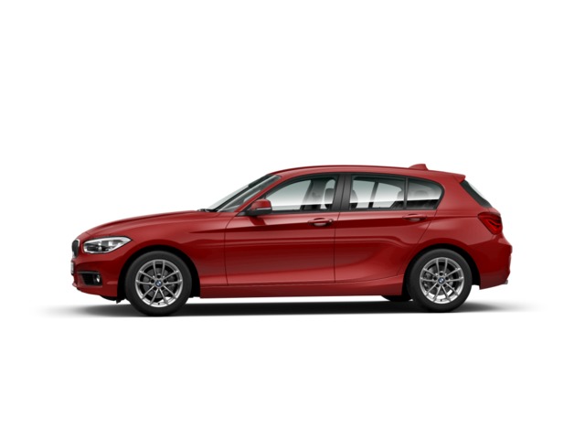 BMW Serie 1 116d color Rojo. Año 2017. 85KW(116CV). Diésel. En concesionario Novomóvil Oleiros de Coruña