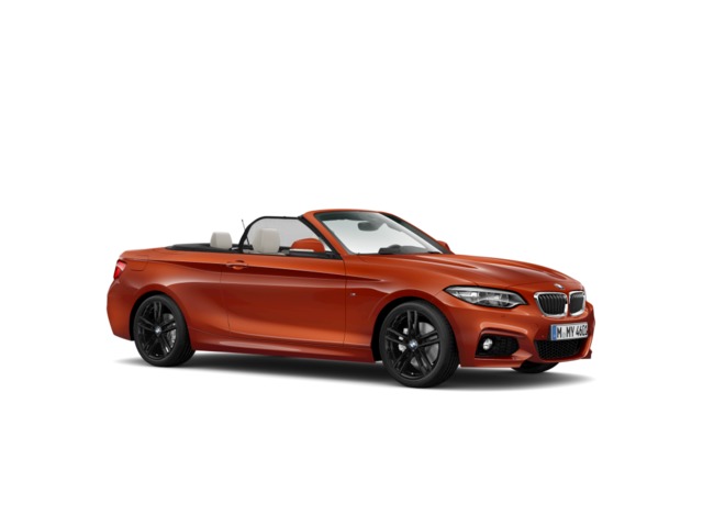 BMW Serie 2 225d Cabrio color Naranja. Año 2018. 165KW(224CV). Diésel. En concesionario Ilbira Motor | Granada de Granada