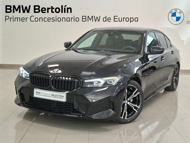BMW Serie 3 318d color Negro. Año 2024. 110KW(150CV). Diésel. En concesionario Automoviles Bertolin, S.L. de Valencia